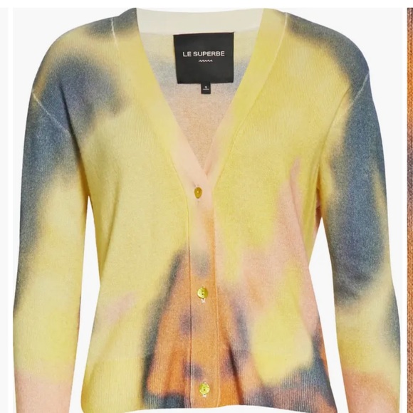 Le Superbe Sunrise Cashmere & Wool Cardigan - Picture 5 of 6